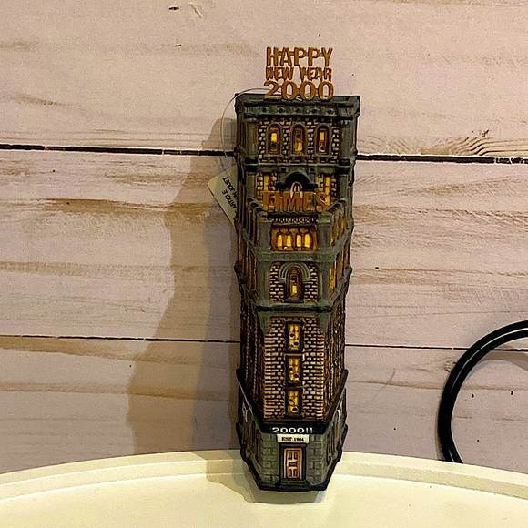 DEPARTMENT 56 - Times Tower Ornament – Classic Ornament Series –Heritage Village - Picture 2 of 10